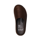Vibae Roma Leather Unisex Cocoa Brown sko, ovanifrån