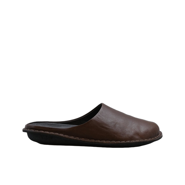 Vibae Roma Leather Unisex Cocoa Brown sko, sedd från sidan