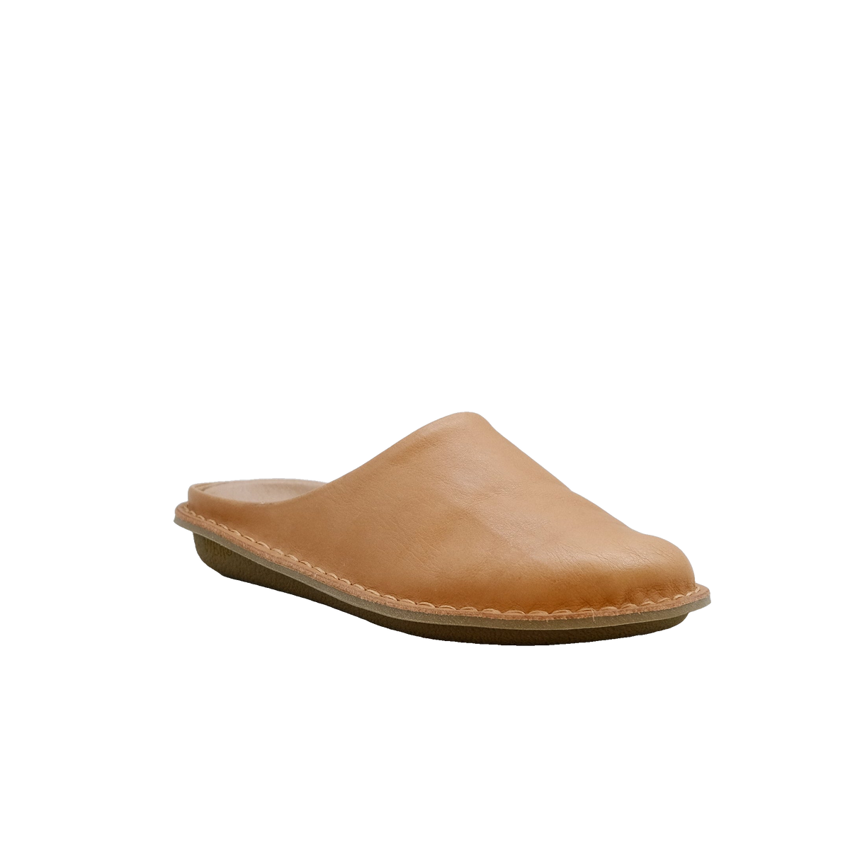 Vibae Roma Leather Unisex Fawn Tan sko, sulan underifrån
