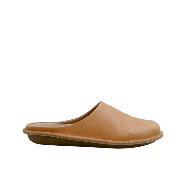 Vibae Roma Leather Unisex Fawn Tan sko, sedd från sidan