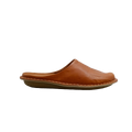 Vibae Roma Leather Unisex Cognac Brown sko, sedd från sidan