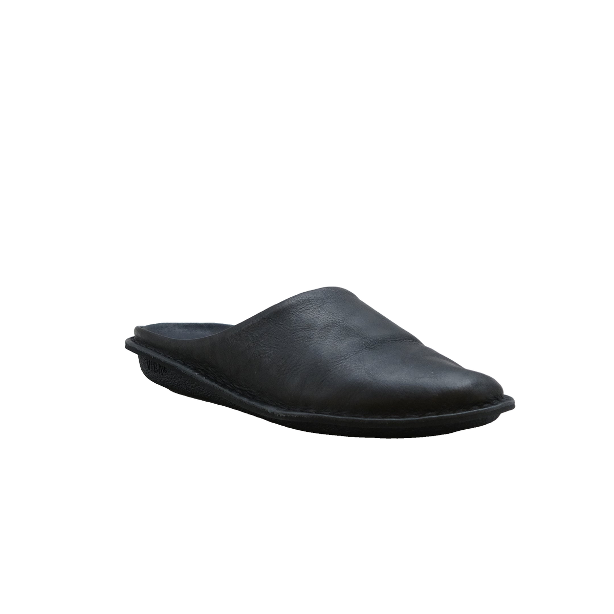 Vibae Roma Leather Unisex Preto Black sko, sulan underifrån