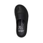 Vibae Roma Leather Unisex Preto Black sko, ovanifrån