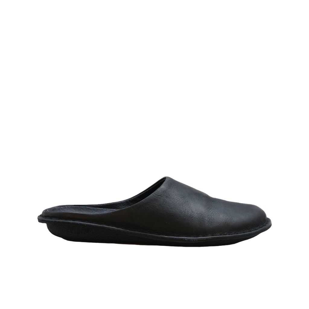 Vibae Roma Leather Unisex Preto Black sko, sedd från sidan