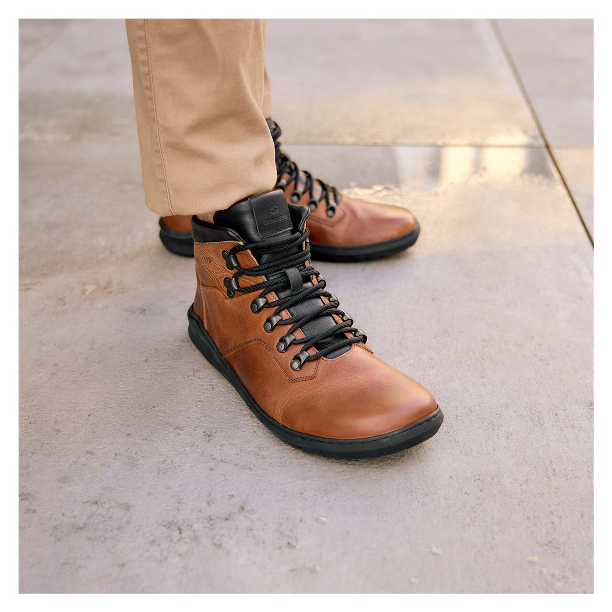 Skinners Cavalier Cognac – detaljvy