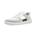 Skinners Oldschooler II Green/White – barfotasneaker i retrostil, framvy