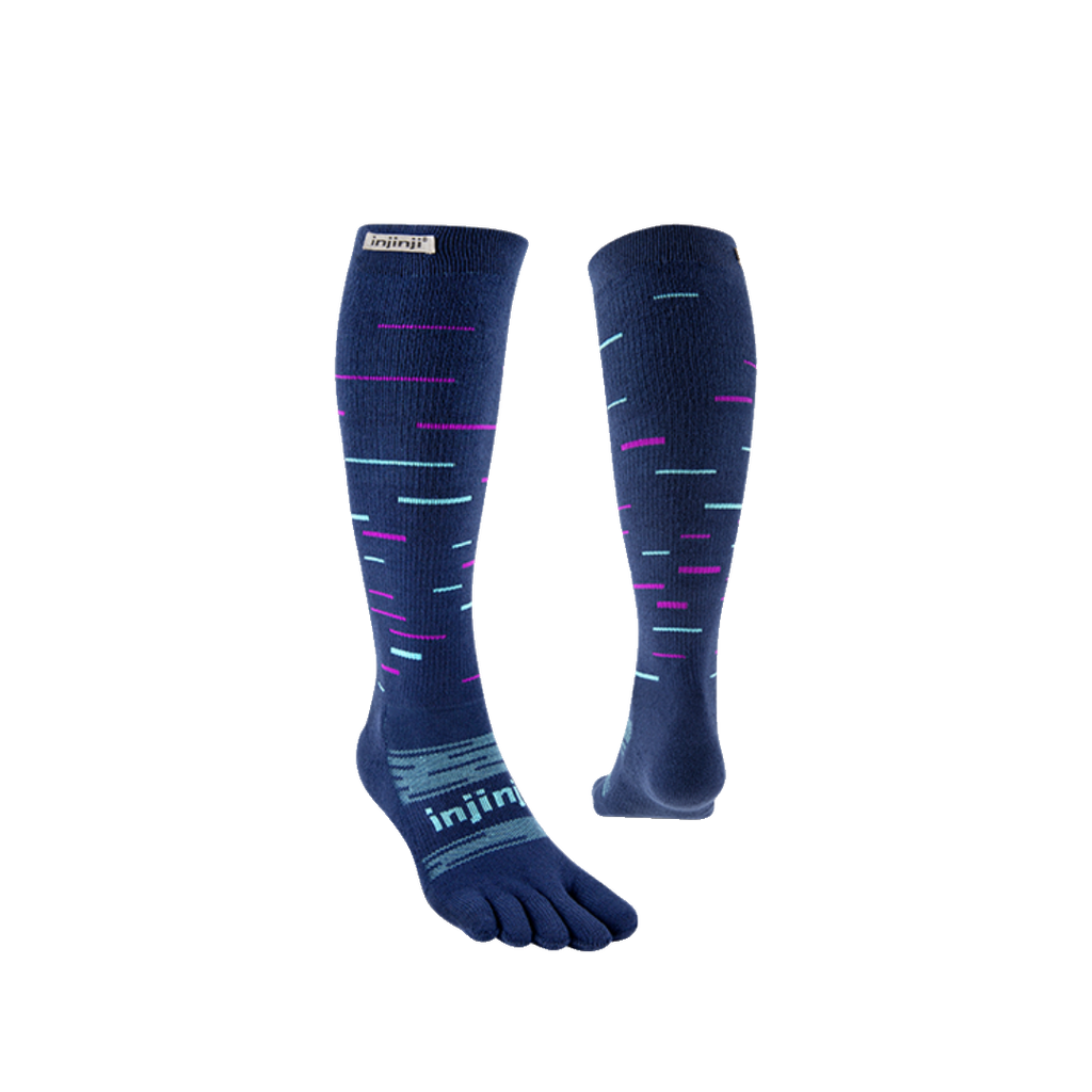 Injinji Snow Over The Calf Unisex Mörkblå/Twilight, produktbild