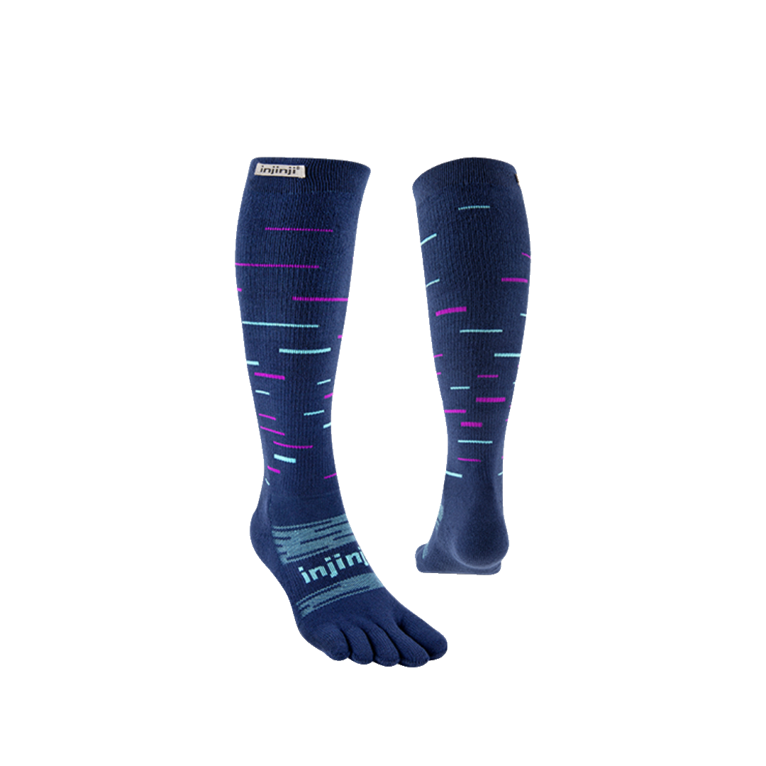 Injinji Snow Over The Calf Unisex Mörkblå/Twilight, produktbild