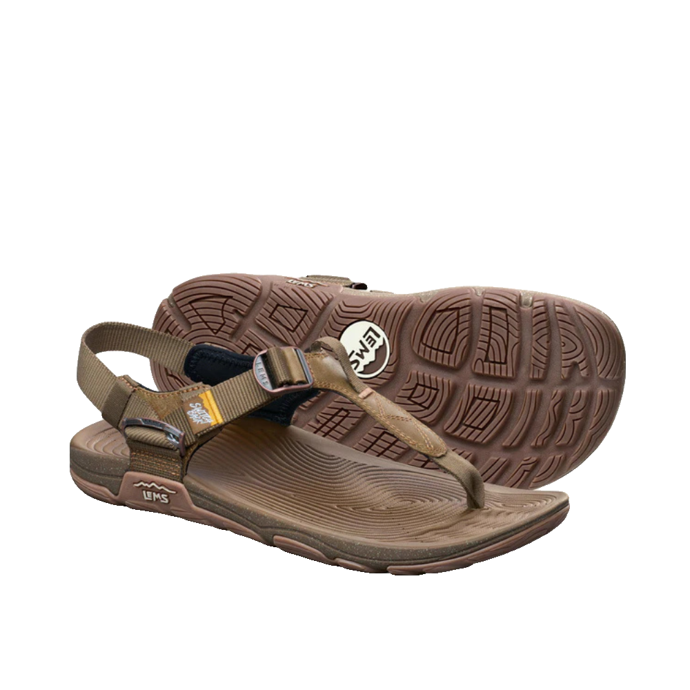 Lems Shoes Switchback Sandal Unisex Sandstorm sandal, närbild på tåboxen