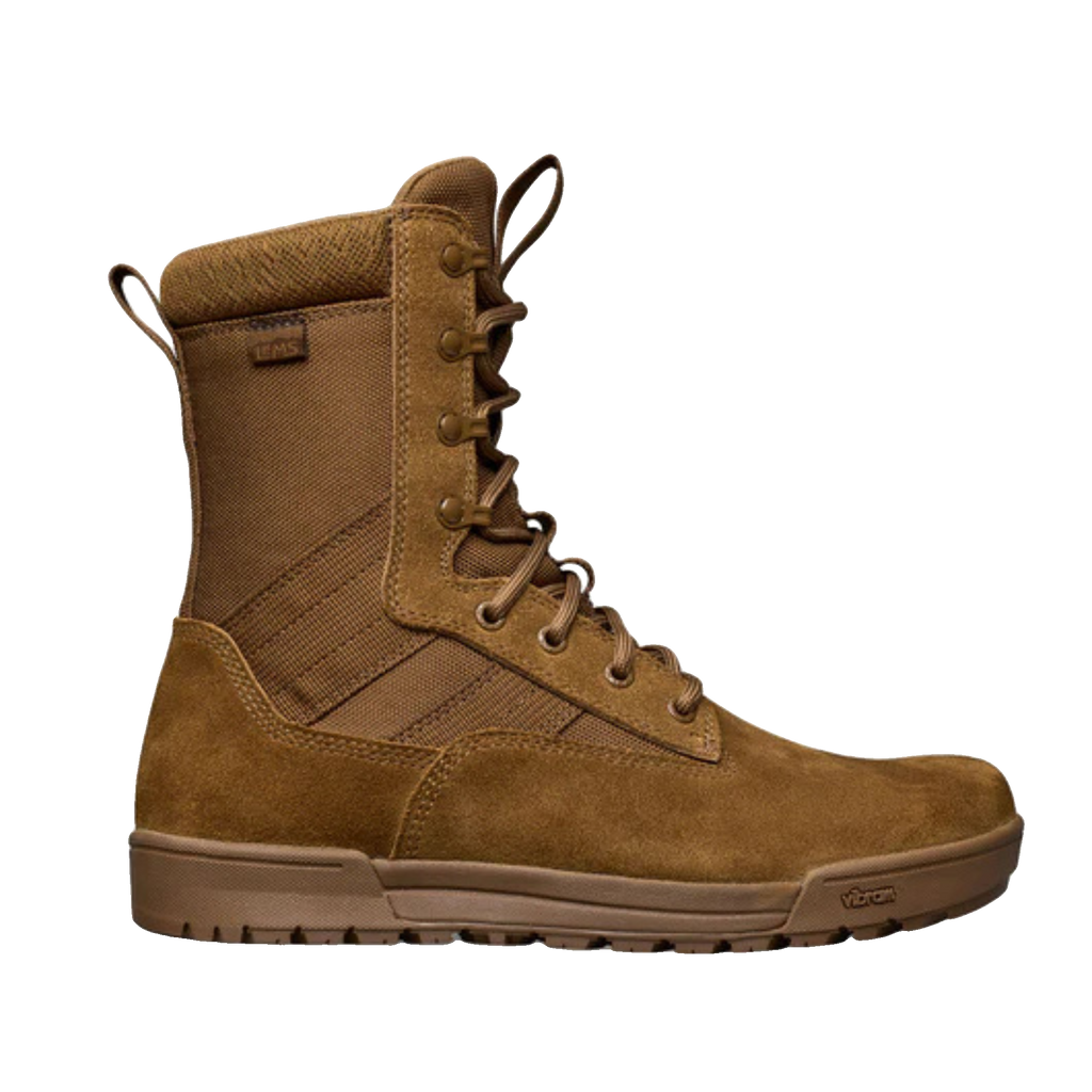 Lems Shoes Tactical Pro Tall Boot Unisex Coyote känga, sedd från sidan