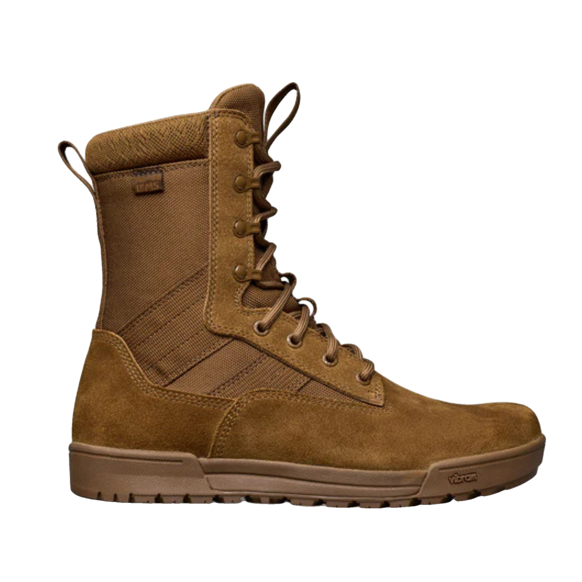 Lems Shoes Tactical Pro Tall Boot Unisex Coyote känga, sedd från sidan