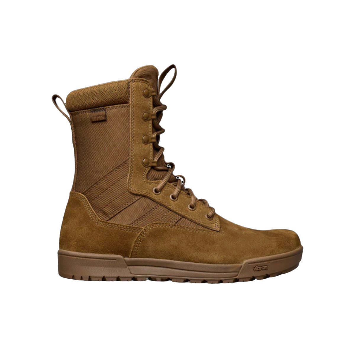 Lems Shoes Tactical Pro Tall Boot Unisex Coyote känga, sedd från sidan