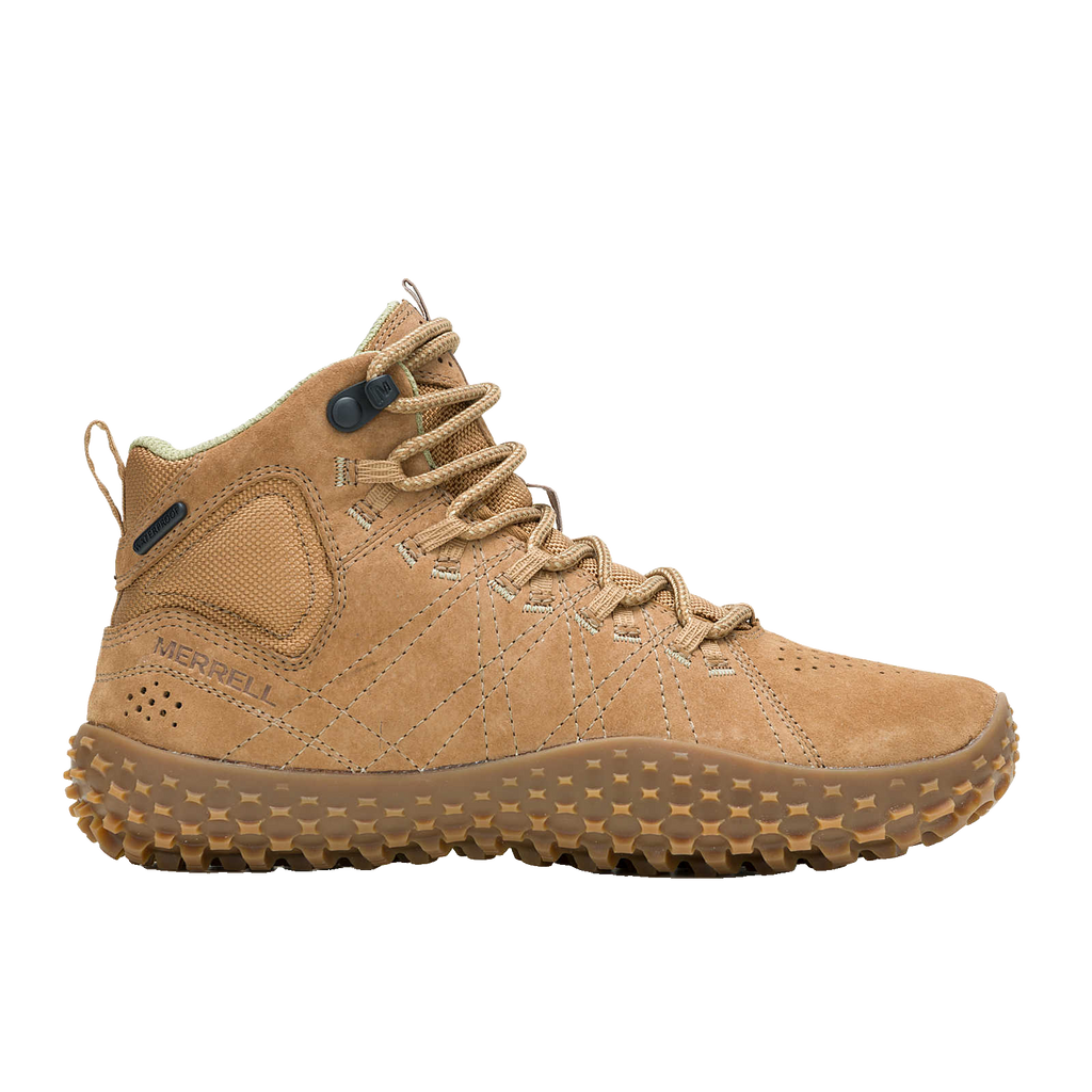 Merrell Wrapt Mid Wp Dam Tobacco vandringskänga, sedd från sidan
