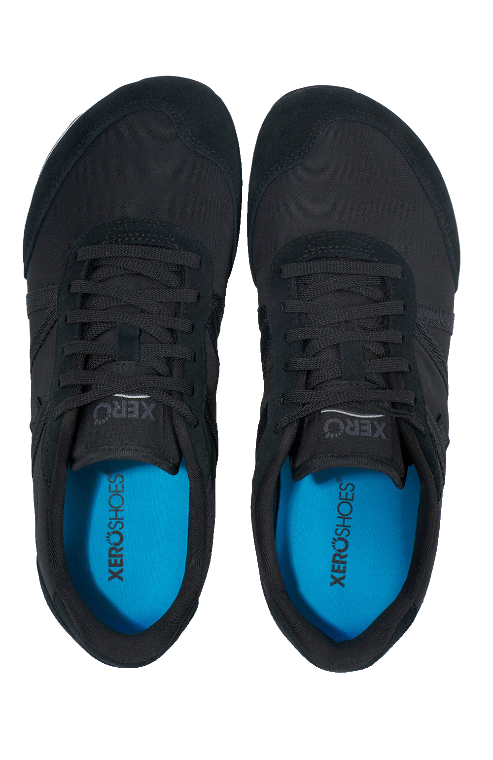 Xero Shoes Wynn Black – minimalistisk barfotasko i svart med retrodesign, bred tåbox och noll drop för naturlig rörelse och komfort