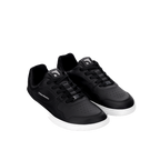 Barebarics Zing Läder Unisex Svart/Vit sneaker, bakifrån