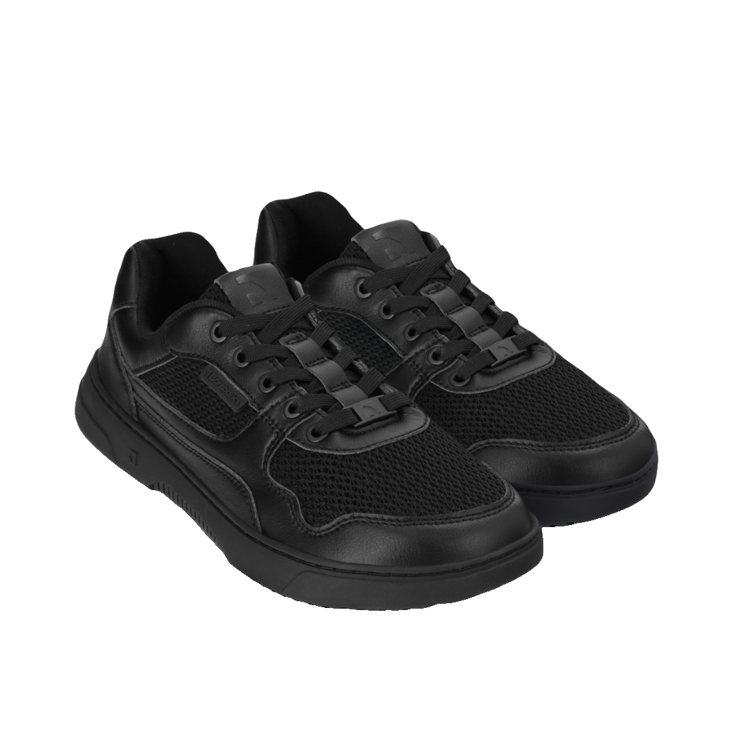 Barebarics Zing Fresh Unisex Svart sneaker, bakifrån