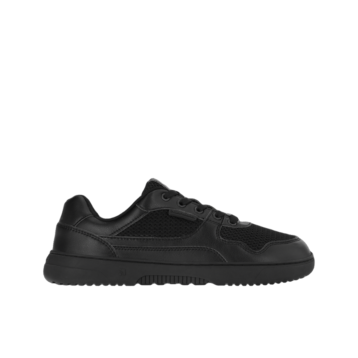 Barebarics Zing Fresh Unisex Svart sneaker, sedd från sidan