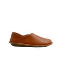 Vibae Zuma Leather Unisex Cognac sko, sedd från sidan