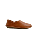 Vibae Zuma Leather Unisex Cognac sko, sedd från sidan