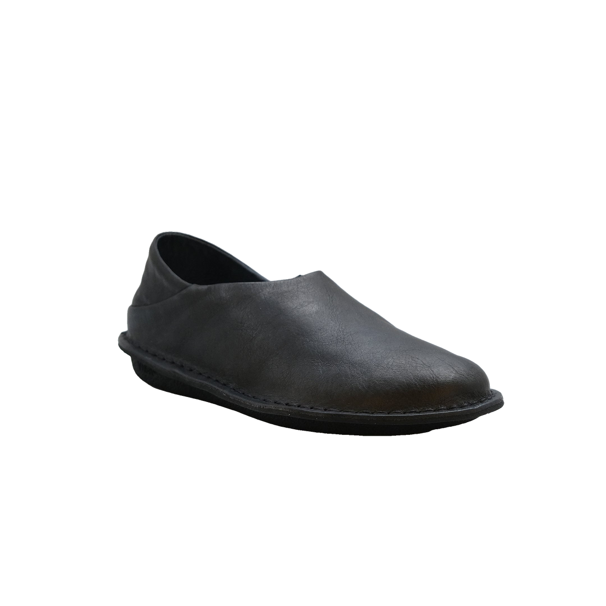 Vibae Zuma Leather Unisex Preto Black sko, sulan underifrån