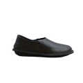 Vibae Zuma Leather Unisex Preto Black sko, sedd från sidan