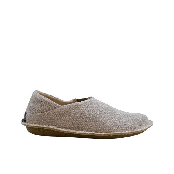Vibae Zuma Linen Unisex Sand Dollar sko, sedd från sidan
